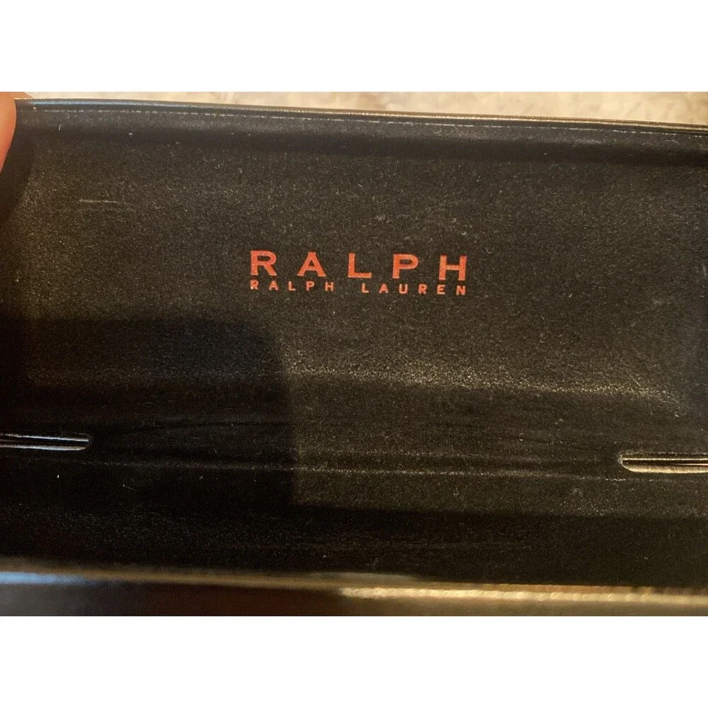 RALPH LAUREN Large Hard Shell Eyeglasses /Sunglasses Case Black